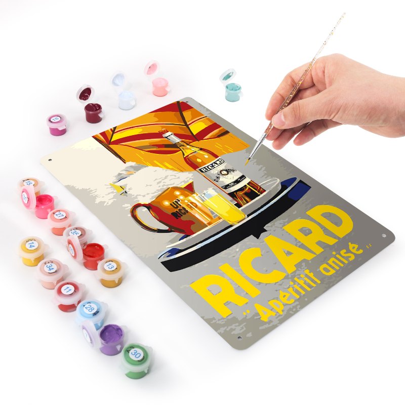 Elegant Ricard Aperitif Scene