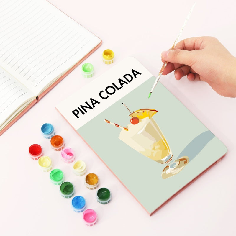 Sip & Sketch: Drink-Themed Notebook