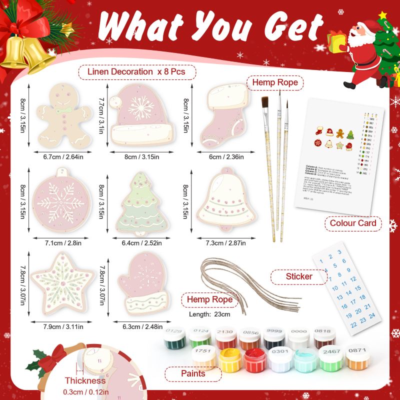 Sweet Gingerbread Ornaments | Christmas Set