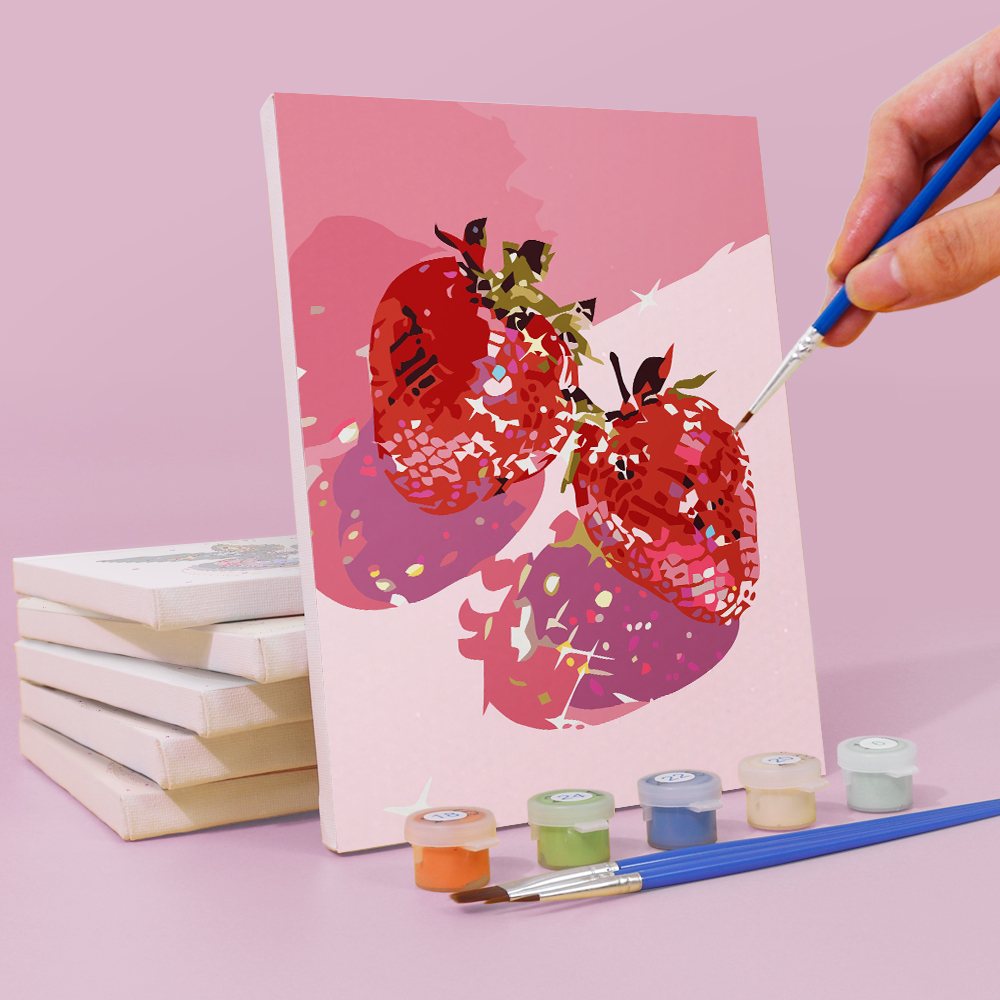 6 Mini Paintings - Fruit Fiesta
