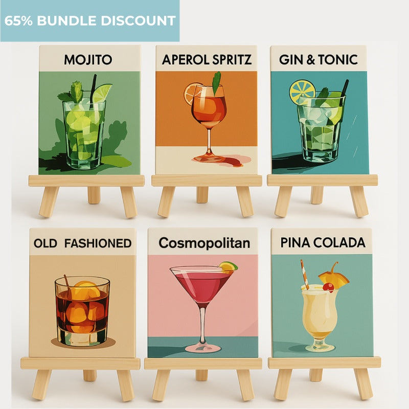 Sip & Paint Cocktail Collection
