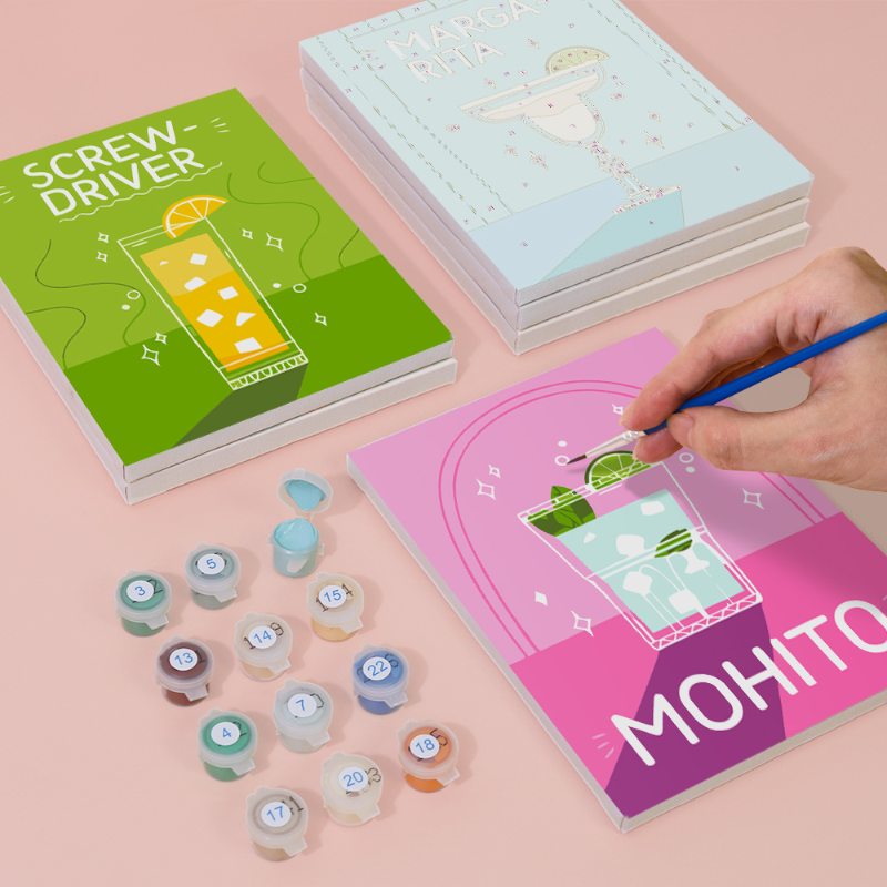 Cocktail & Canvas: Mini Drink Set