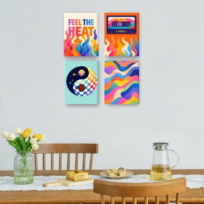 Retro Vibes - 6 Mini Masterpieces