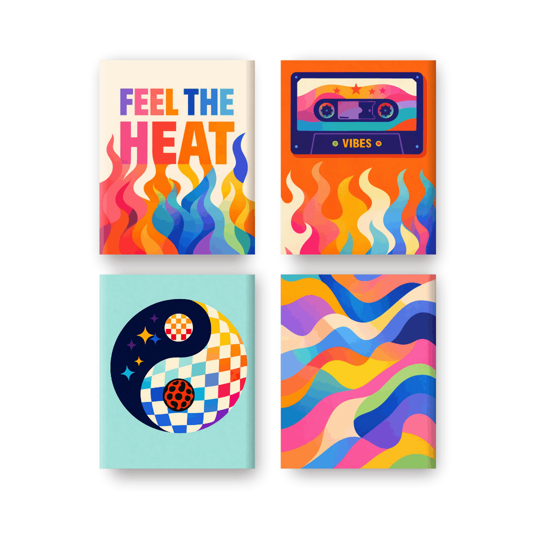 Retro Vibes - 6 Mini Masterpieces