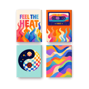 Retro Vibes - 6 Mini Masterpieces
