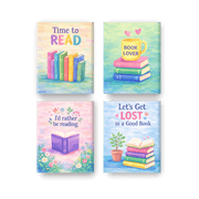 4 Mini Paintings - Literary Love Collection