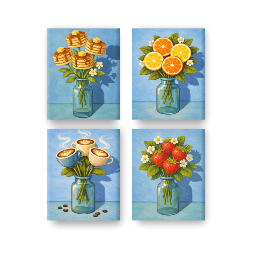 Fantasy Flower Breakfast Set