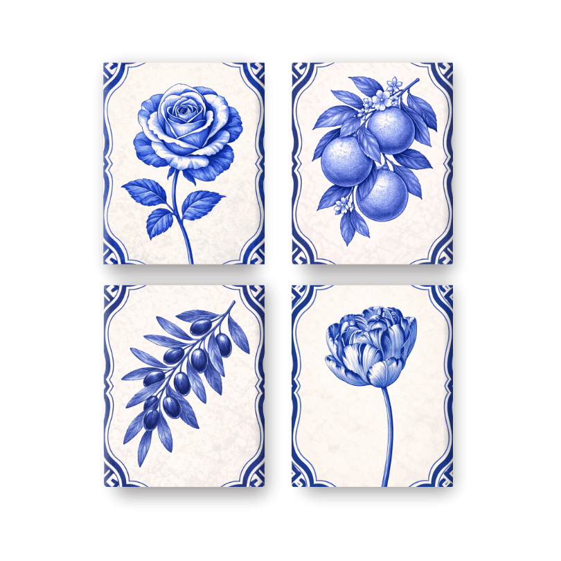 Blue Delft Garden Minis