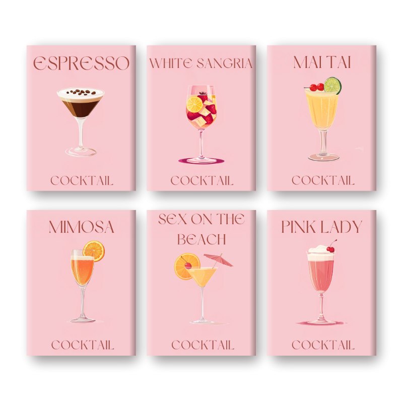 Pink Hues Cocktail Collection