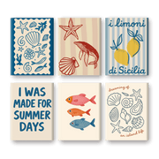 Seaside Serenity Mini Paintings Set