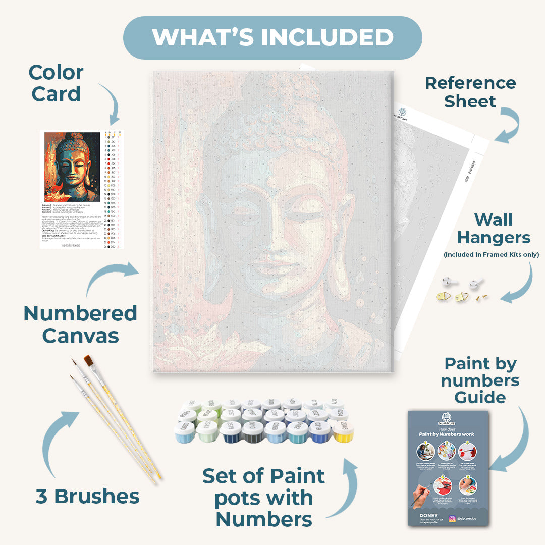 Serene Buddha with Bloom
