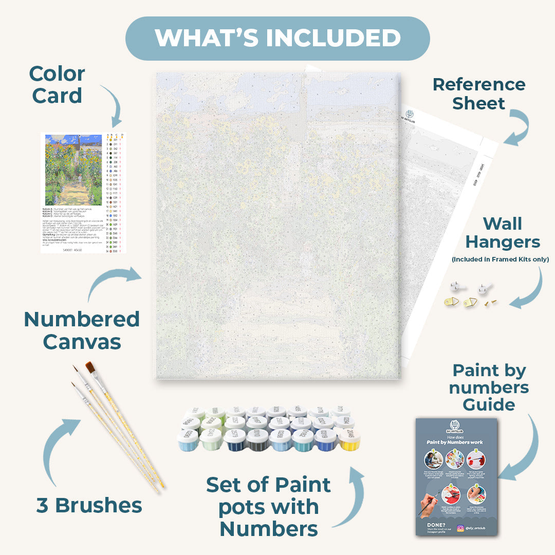 Vetheuil Garden | Paint by Numbers