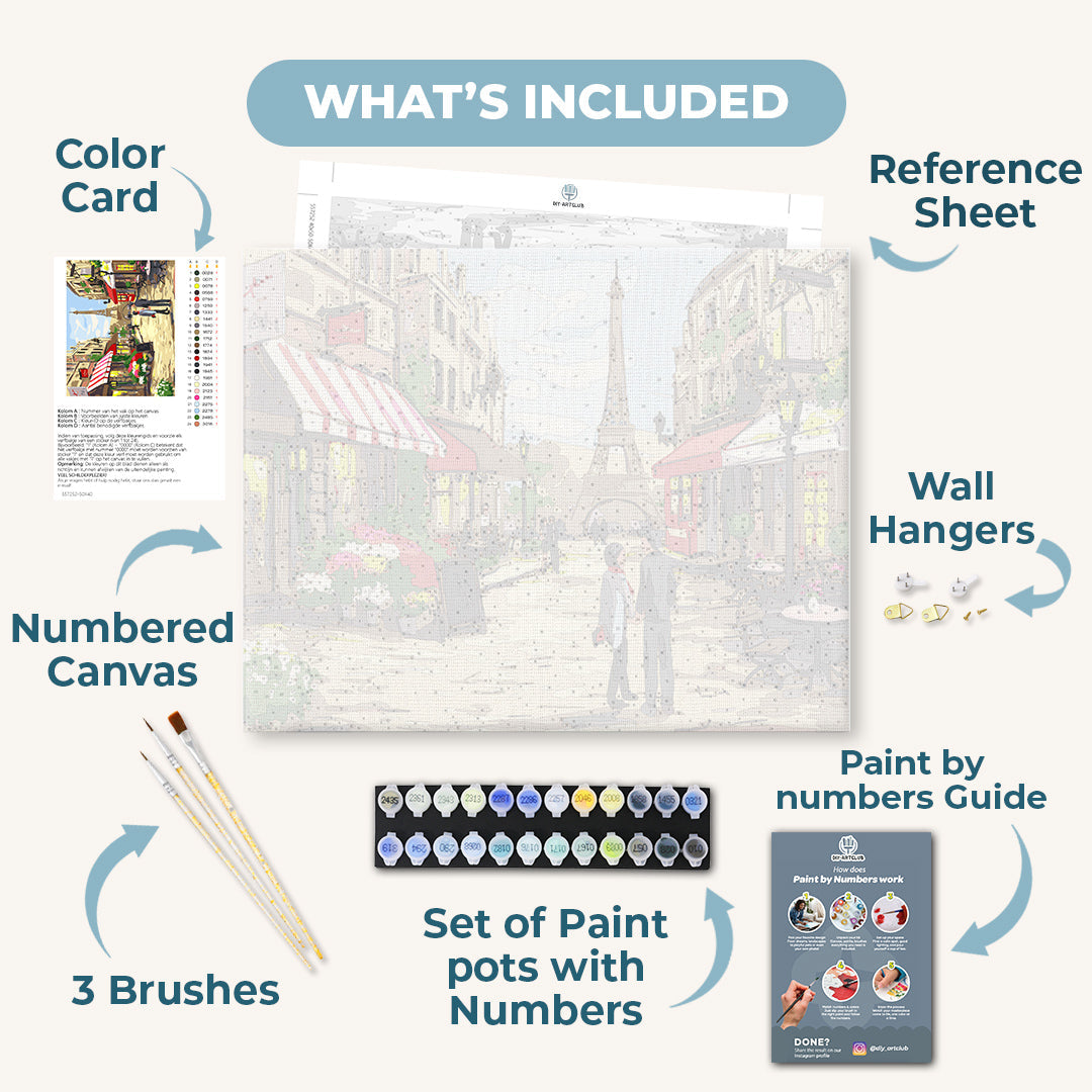 Parisian Charm | Paint by Numbers
