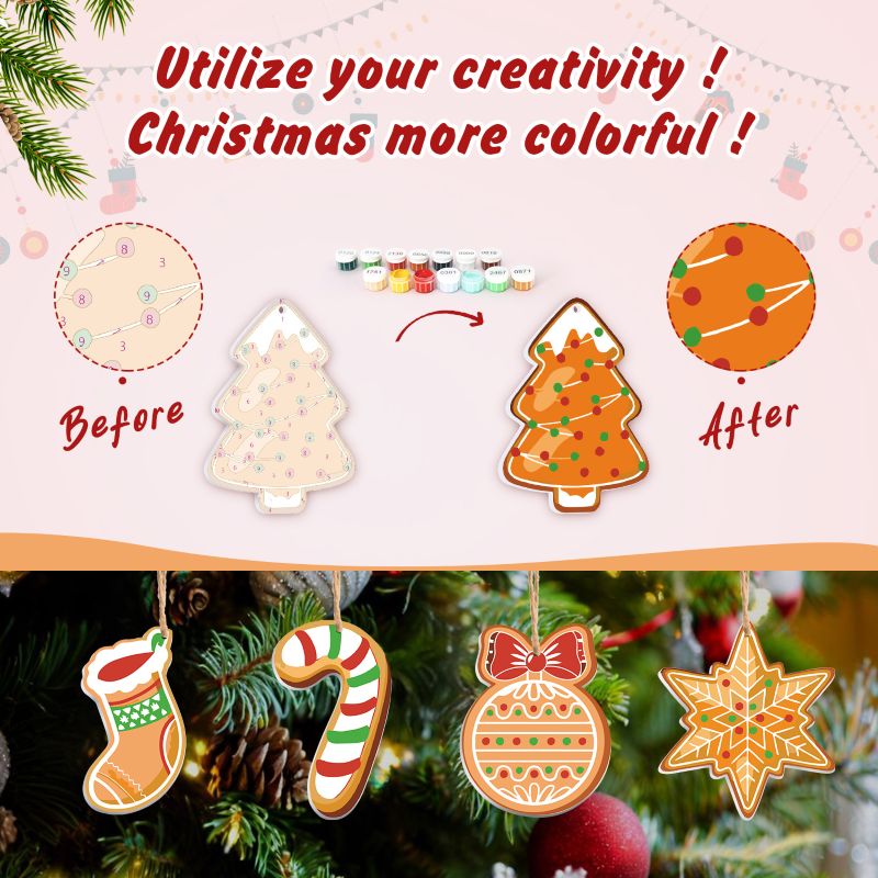 Sweet Gingerbread Ornaments | Christmas Set