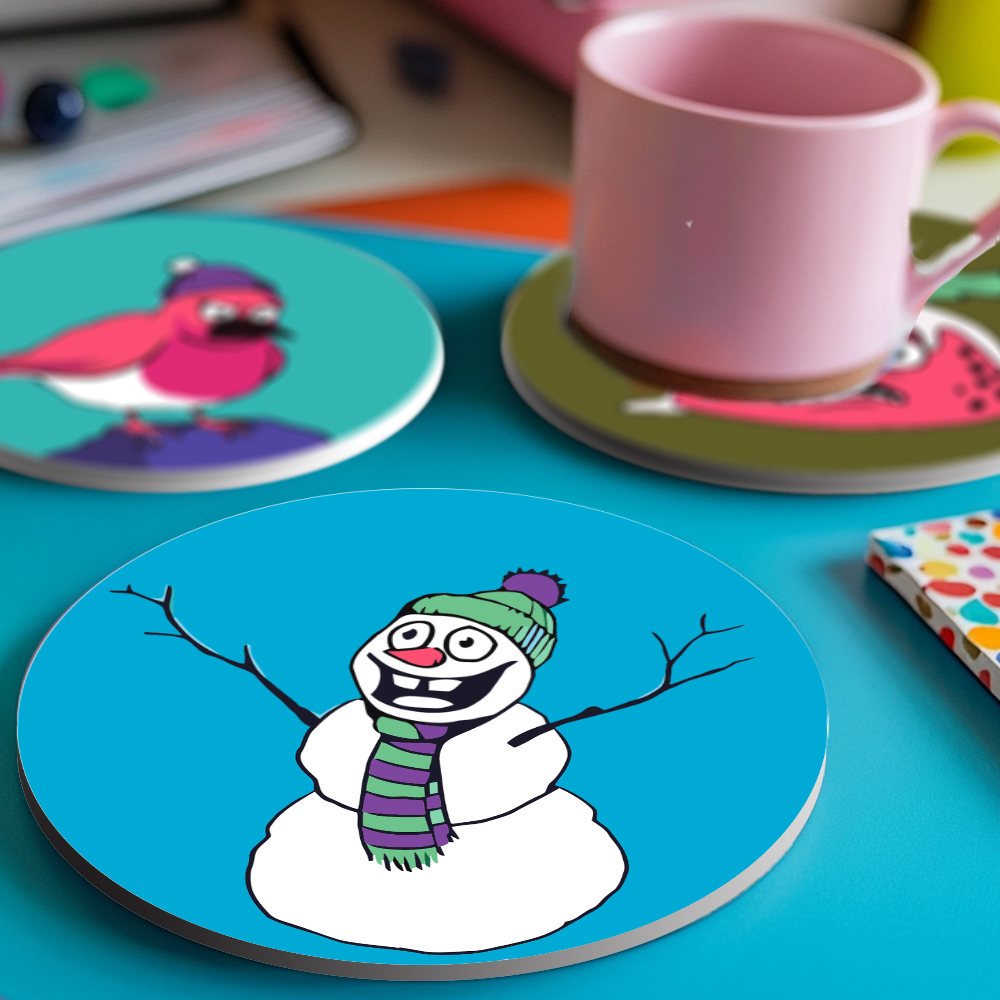 Festive Coasters: Christmas Cheer