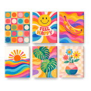 Rainbow Retro Mini Masterpieces