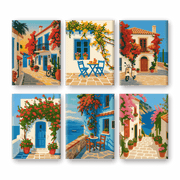 Sunny Mediterranean Mini Scenes