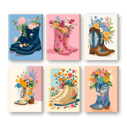Flower Boots Artistic Set