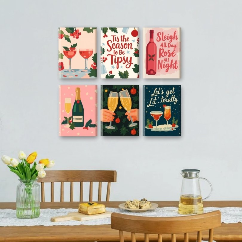 Tipsy Holiday Cheers Mini Set