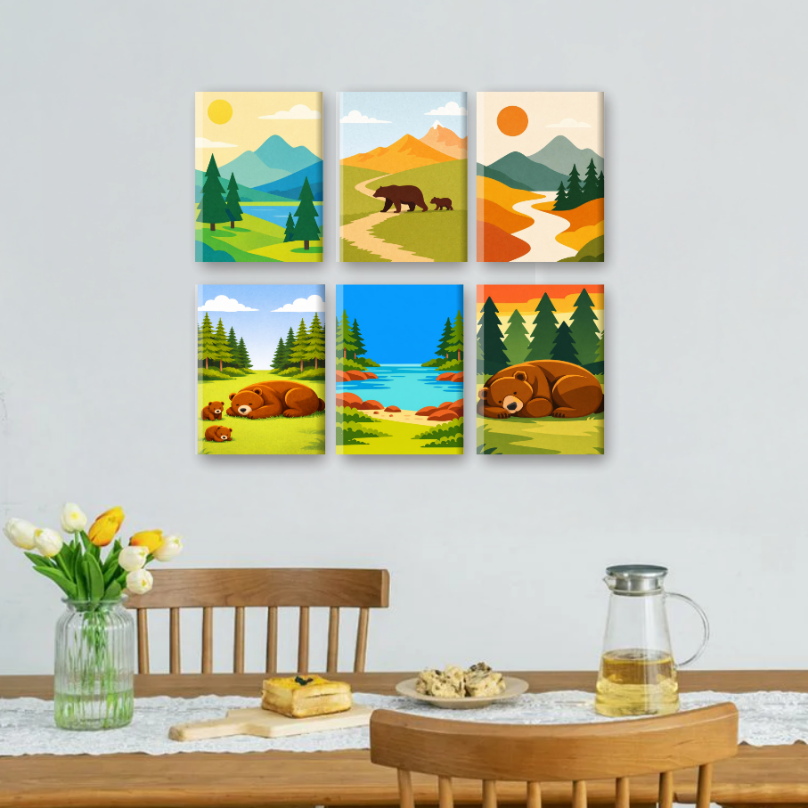 Bears & Nature Landscapes | Mini Collection