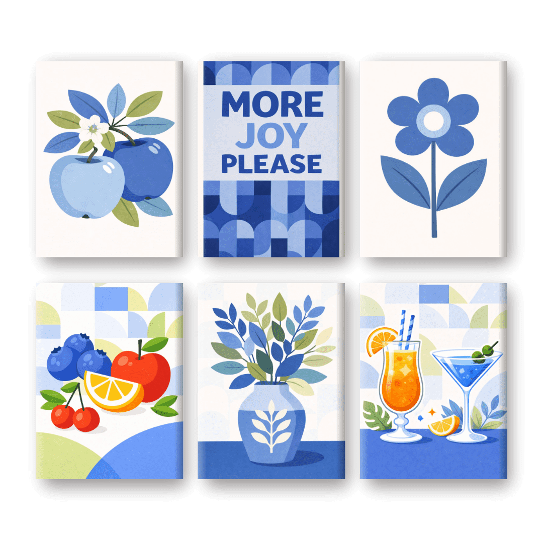 Blue Sip & Fruit Joy Mini Set