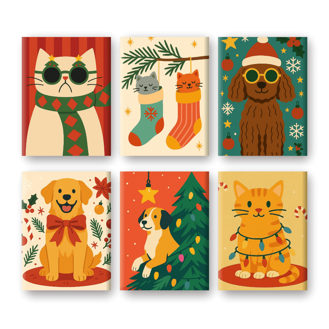 Festive Paws: Mini Pets in Holiday Cheer