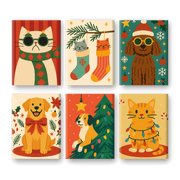 Festive Paws: Mini Pets in Holiday Cheer