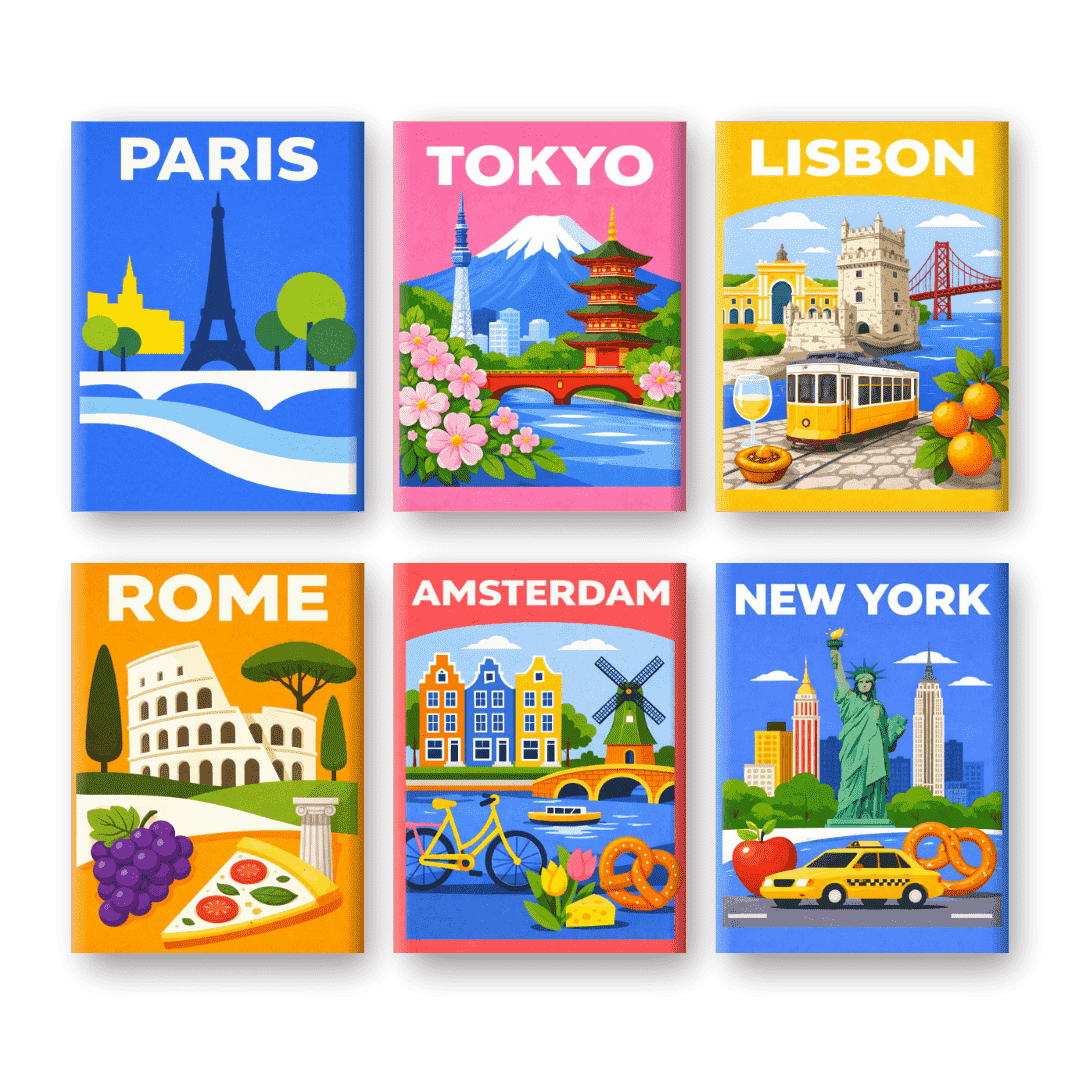 Colorful Cityscapes Mini Collection