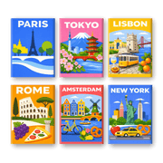 Colorful Cityscapes Mini Collection