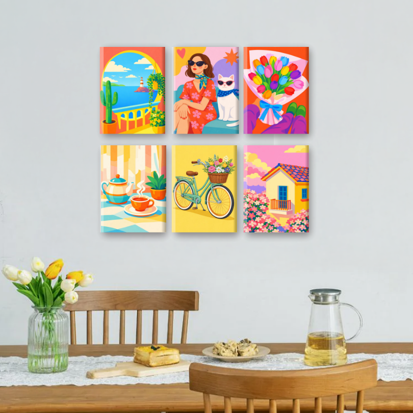 Joyful Days Mini Paintings