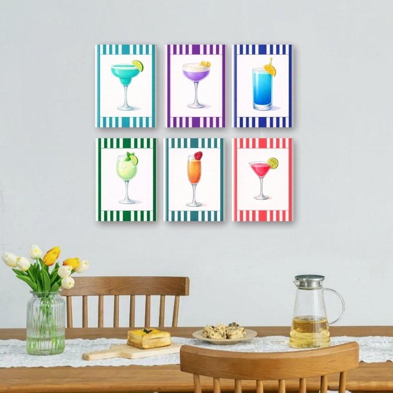 Colorful Stripes & Cocktails