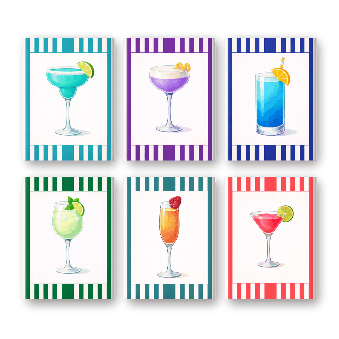 Colorful Stripes & Cocktails