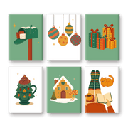 Cozy Christmas Ornaments Mini Set