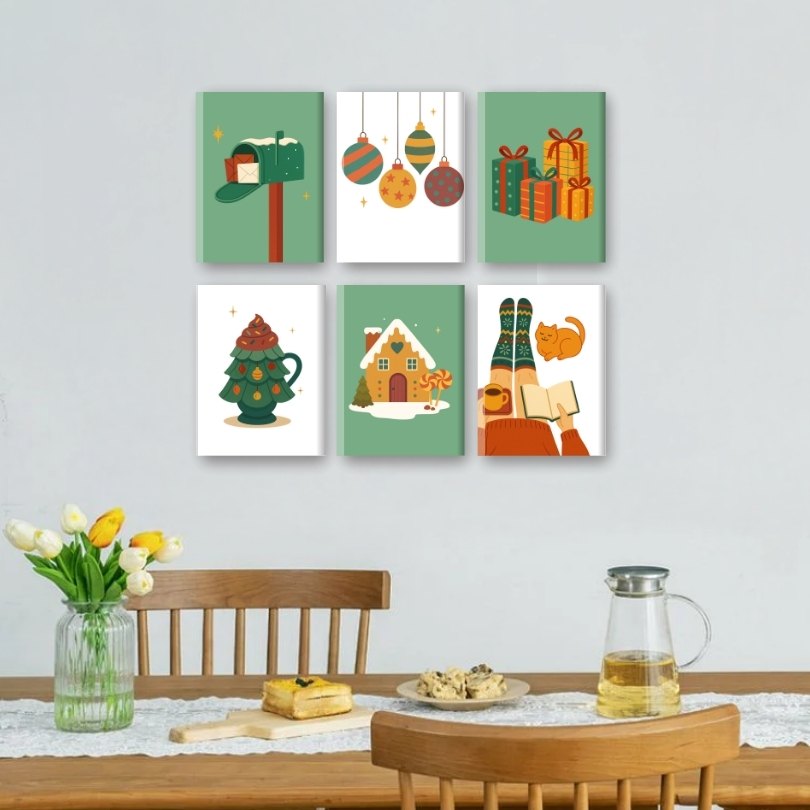 Cozy Christmas Ornaments Mini Set