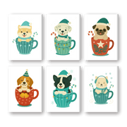 Puppy Christmas Cups