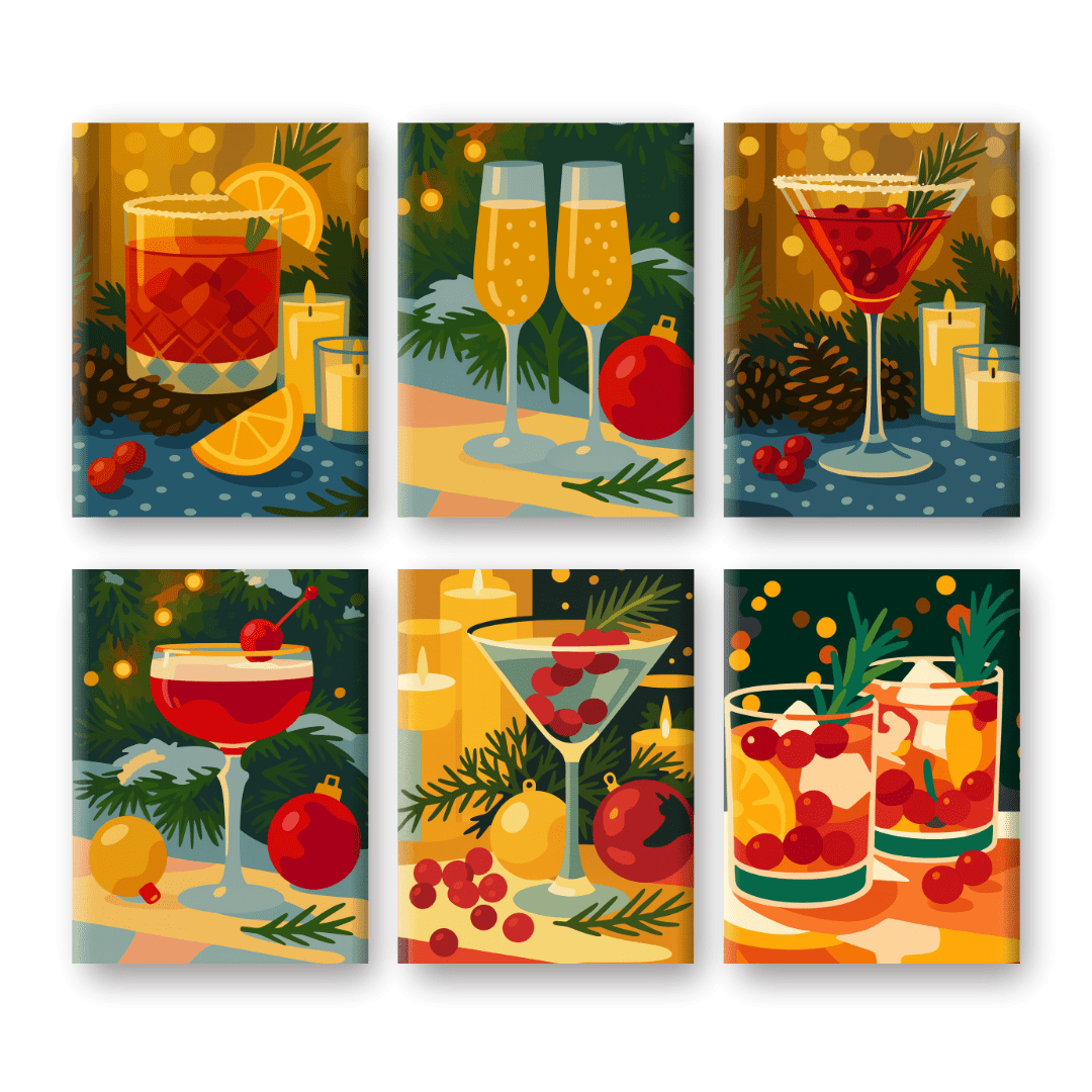 Festive Spirits Mini Art Set