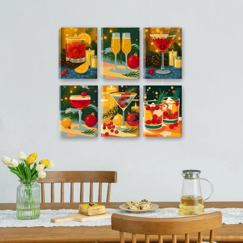 Festive Spirits Mini Art Set