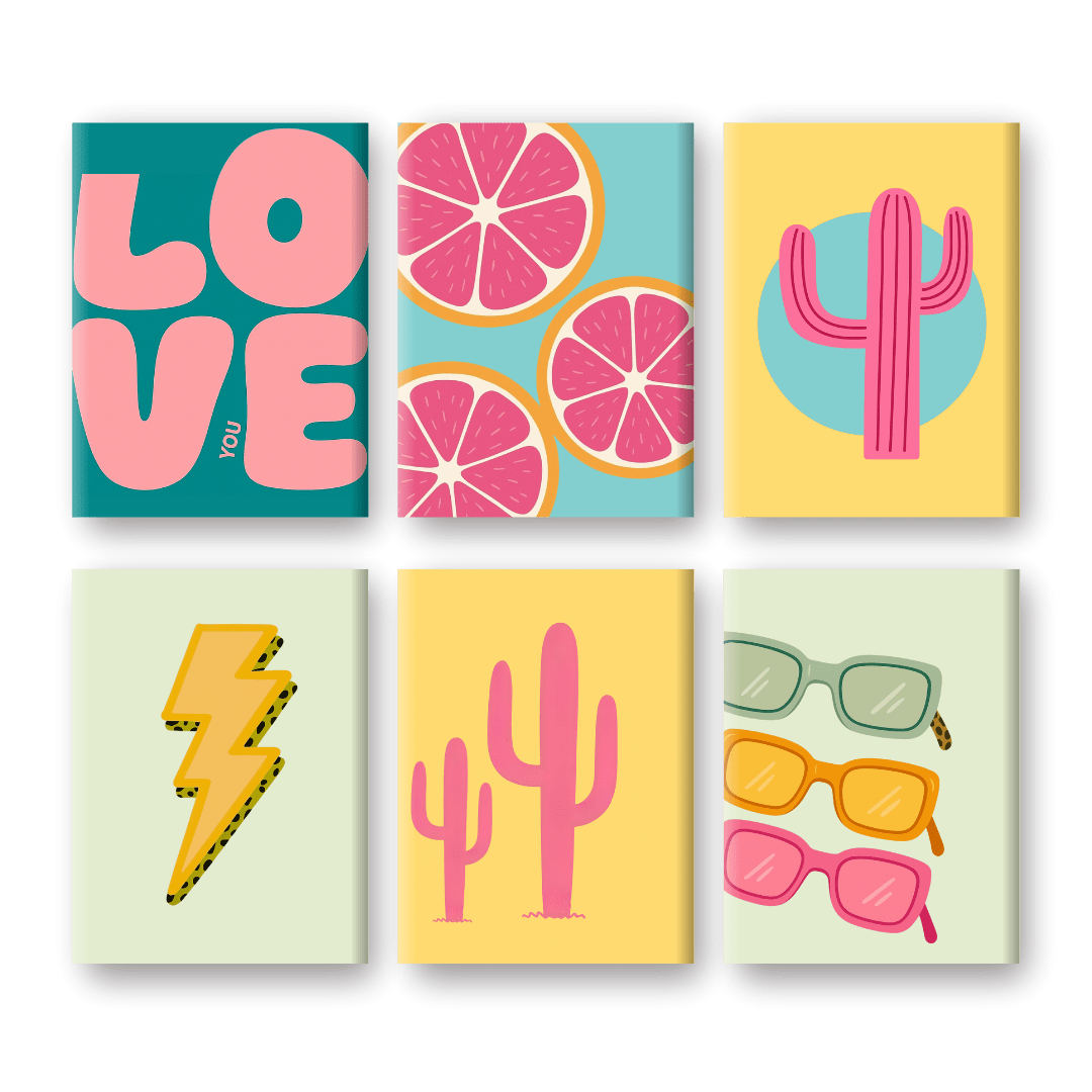 Retro Cactus & Lightning