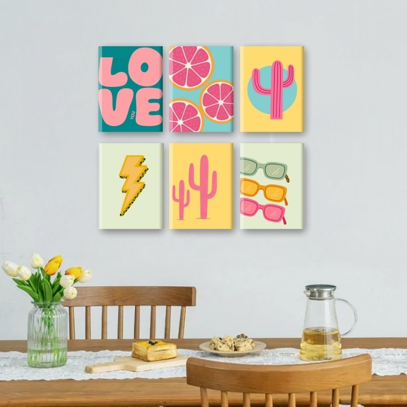 Retro Cactus & Lightning