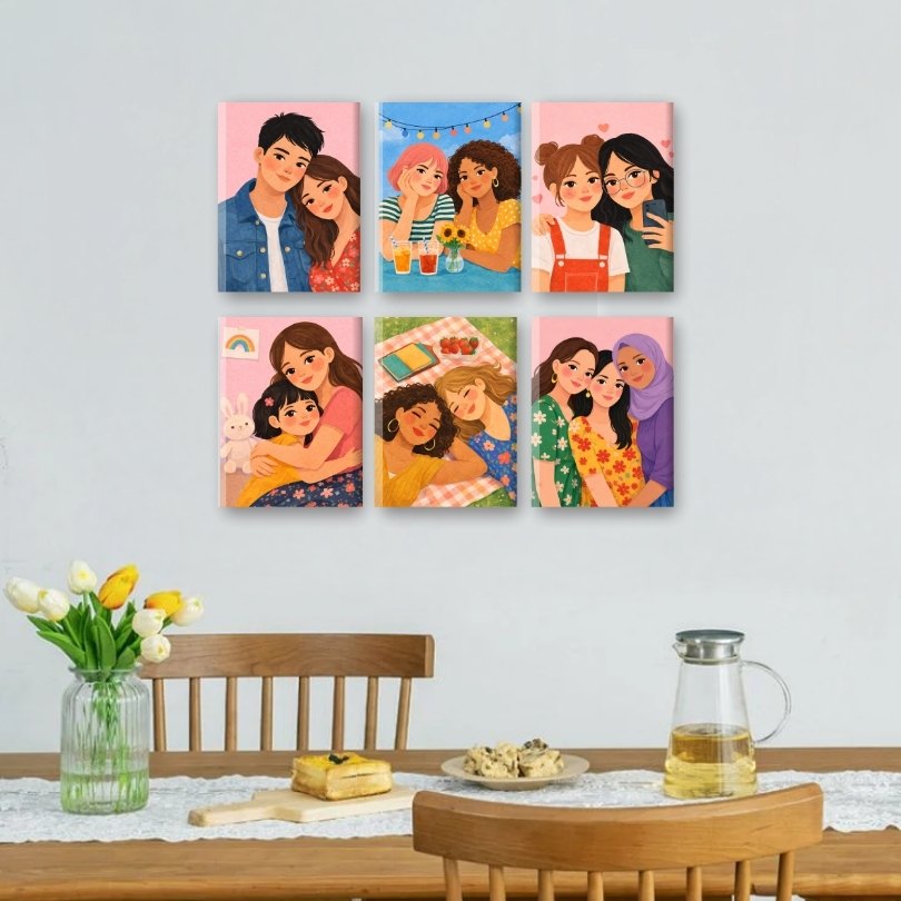 Cherished Moments | Mini Paintings Set