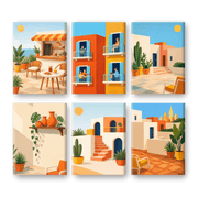 Mediterranean Village Mini Set