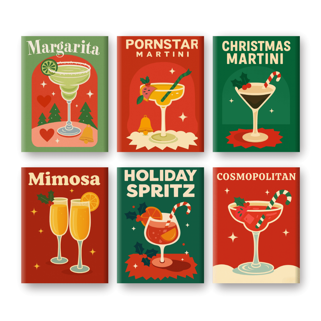 Holiday Cheers Mini Art