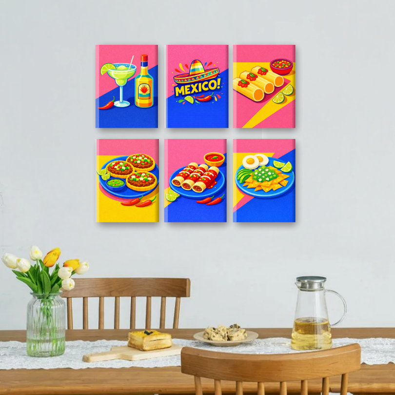 Vibrant Mexican Food Fiesta