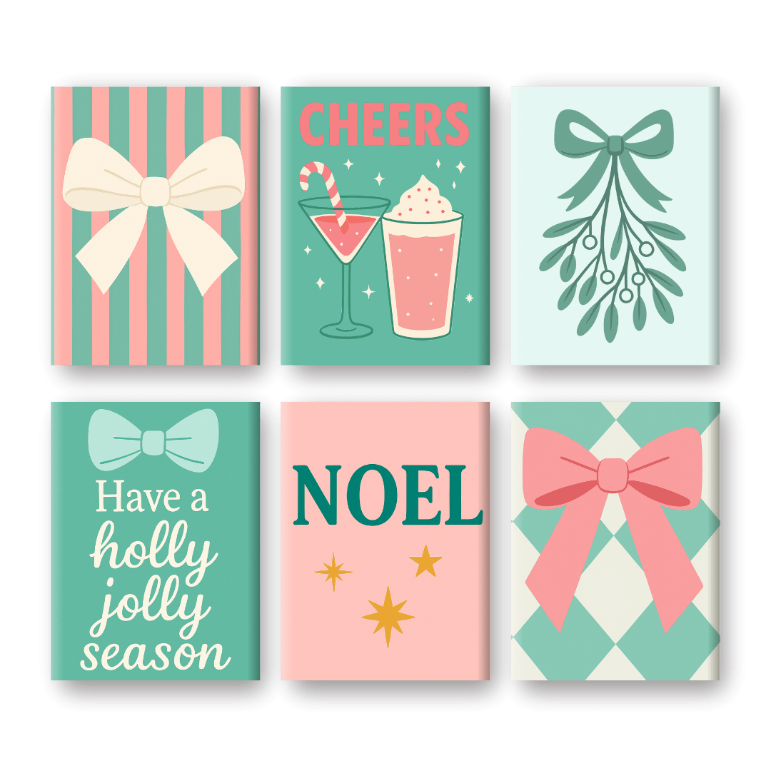 Whimsical Pastel Christmas Mini Set