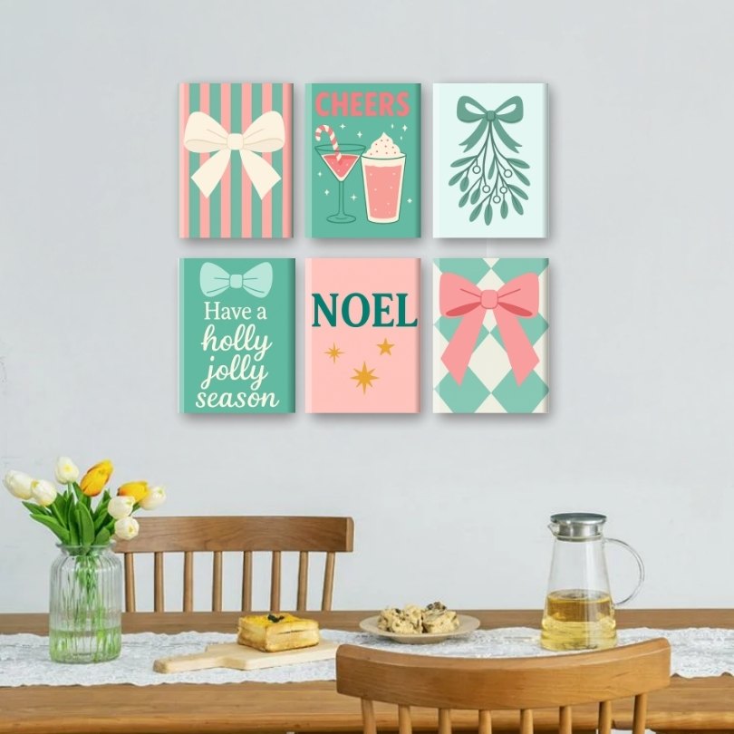 Whimsical Pastel Christmas Mini Set