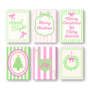 Pastel Holiday Stripes