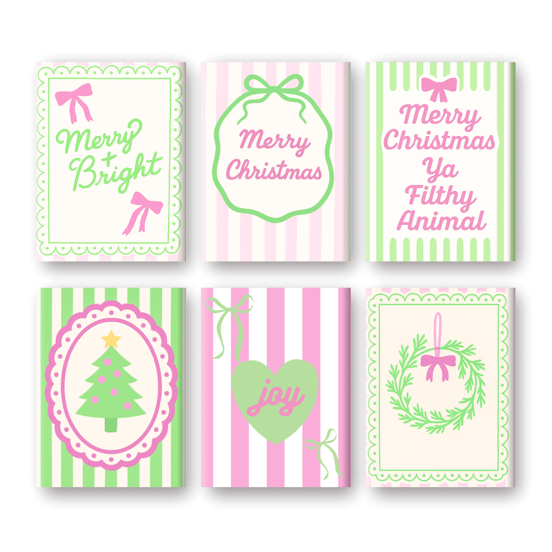 Pastel Holiday Stripes