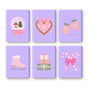 Purple Winter Wonderland Mini Set