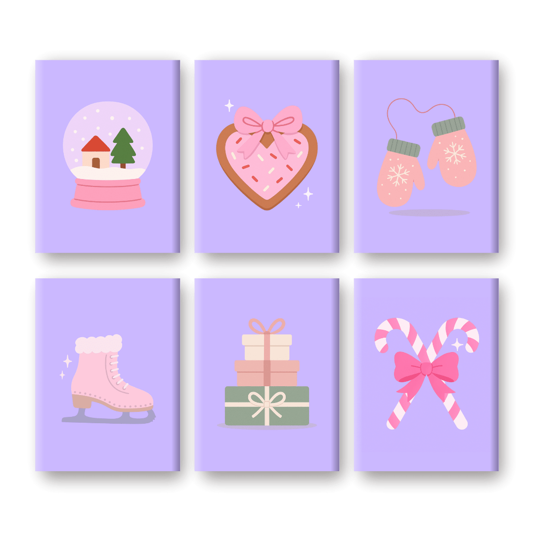 Purple Winter Wonderland Mini Set