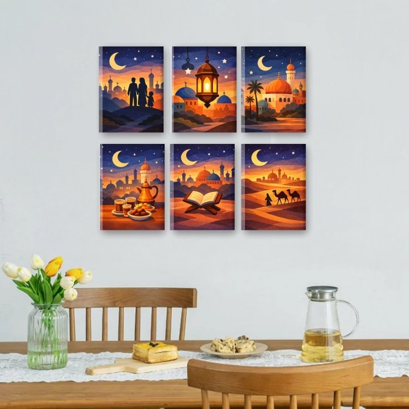 Ramadan Nightscapes Mini Art Set